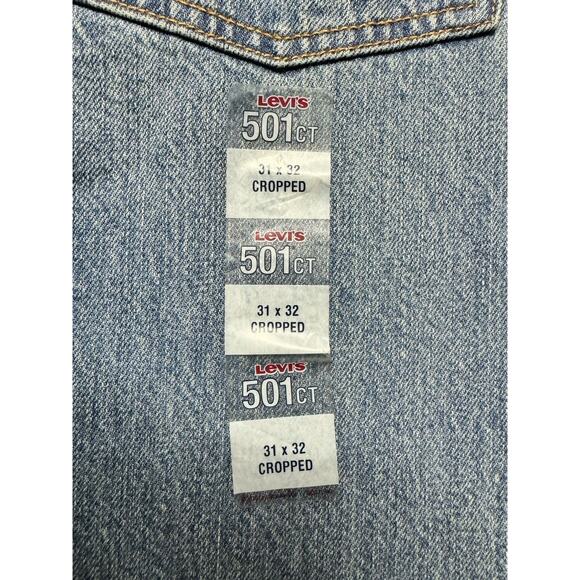 NWT Levis 501CT Womens Customized & Tapered Button Fly Blue Jeans - Size 31x27.5 - Picture 6 of 10